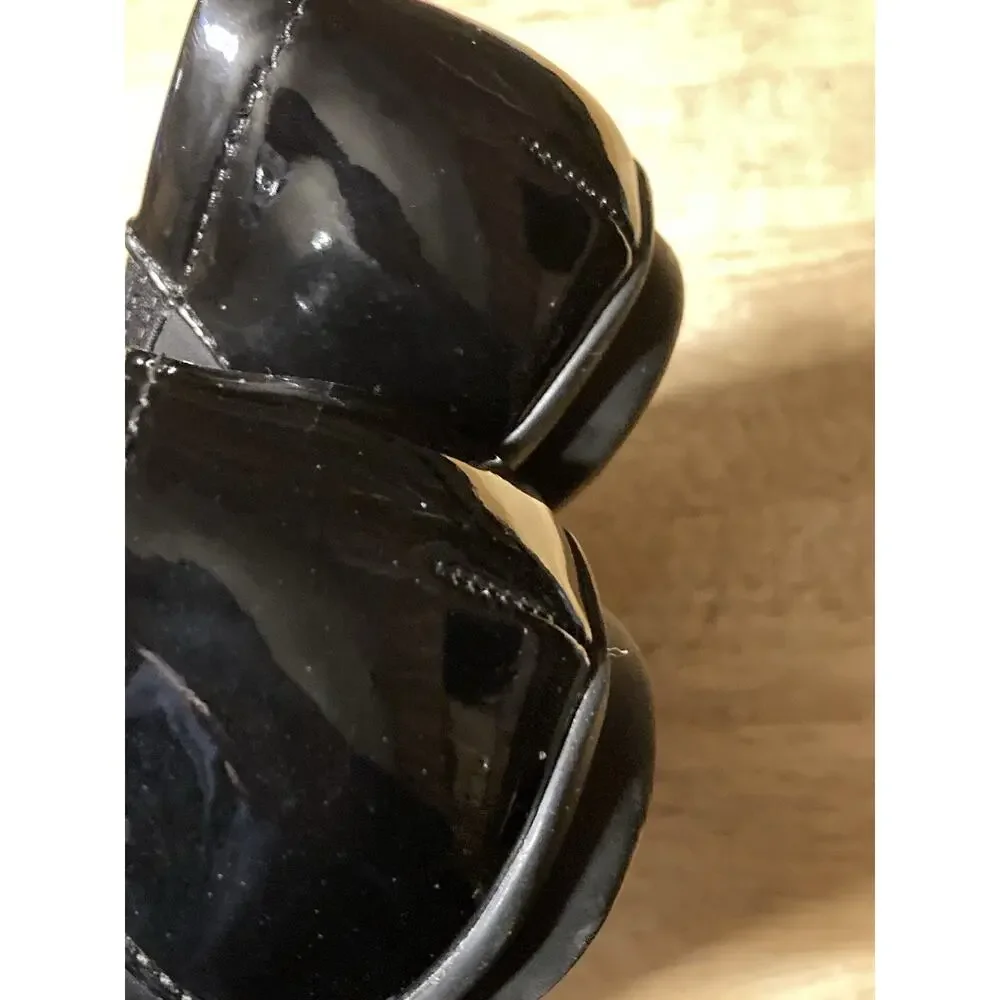 Clarks Gracelin Wind Ballet Flats Sz 9 M Black‎ Leather Womens